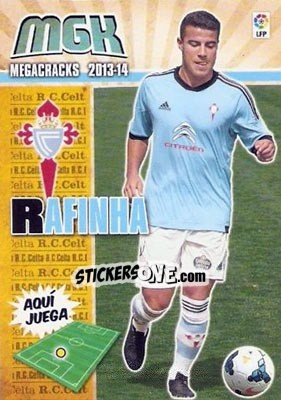 Sticker Rafinha - Liga BBVA 2013-2014. Megacracks n. 465 - Panini
