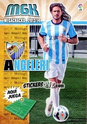 Sticker Angeleri - Liga BBVA 2013-2014. Megacracks n. 467 - Panini