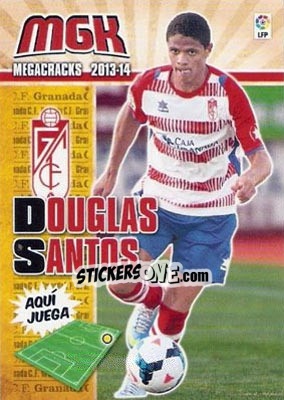 Sticker Douglas Santos - Liga BBVA 2013-2014. Megacracks n. 471 - Panini