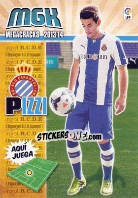Sticker Pizzi - Liga BBVA 2013-2014. Megacracks - Panini