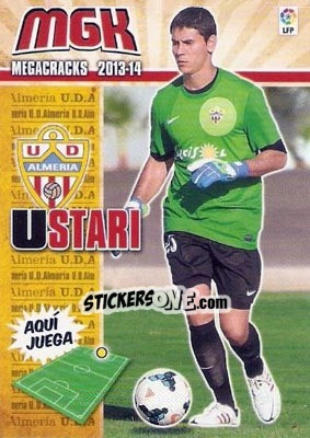 Sticker Ustari - Liga BBVA 2013-2014. Megacracks n. 476 - Panini