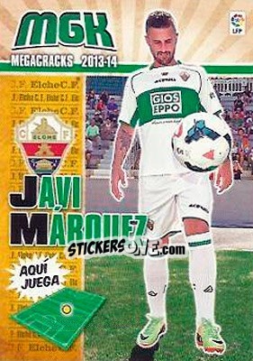 Cromo Javi Márquez - Liga BBVA 2013-2014. Megacracks - Panini