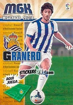 Sticker Granero - Liga BBVA 2013-2014. Megacracks n. 483 - Panini
