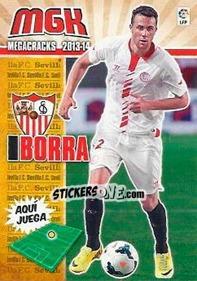 Sticker Iborra - Liga BBVA 2013-2014. Megacracks n. 485 - Panini