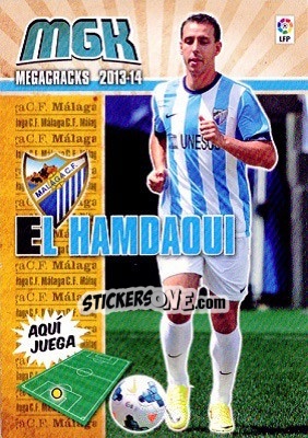 Sticker El Hamdaoui - Liga BBVA 2013-2014. Megacracks n. 486 - Panini