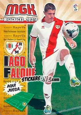 Sticker Iago Falqué - Liga BBVA 2013-2014. Megacracks n. 487 - Panini