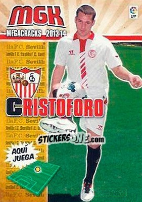 Sticker Cristoforo - Liga BBVA 2013-2014. Megacracks - Panini
