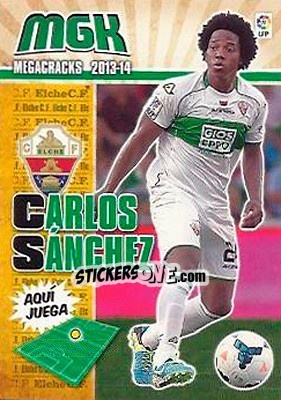 Sticker Carlos Sánchez - Liga BBVA 2013-2014. Megacracks n. 489 - Panini
