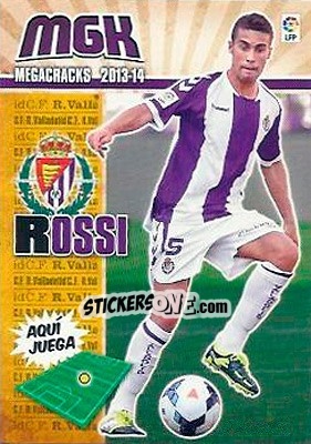 Sticker Rossi - Liga BBVA 2013-2014. Megacracks n. 496 - Panini