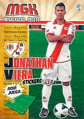 Sticker Jonathan Viera - Liga BBVA 2013-2014. Megacracks n. 502 - Panini