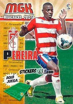 Sticker Pereira - Liga BBVA 2013-2014. Megacracks - Panini