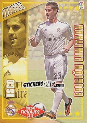 Sticker Isco - Liga BBVA 2013-2014. Megacracks n. 506 - Panini