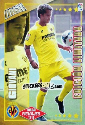 Cromo Giovani Dos Santos - Liga BBVA 2013-2014. Megacracks - Panini