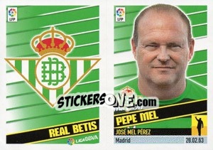 Sticker Entrenador - Pepe Mel - Liga Spagnola 2013-2014 n. 5 - Colecciones ESTE
