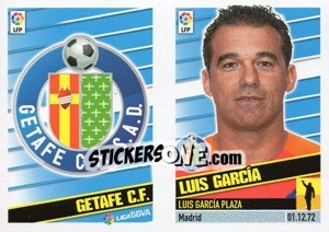 Figurina Entrenador - Luis Garcia - Liga Spagnola 2013-2014 n. 9 - Colecciones ESTE
