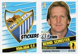 Cromo Entrenador - Bernd Schuster - Liga Spagnola 2013-2014 - Colecciones ESTE