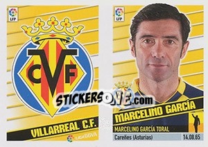 Cromo Entrenador - Marcelino Garcia - Liga Spagnola 2013-2014 n. 20 - Colecciones ESTE