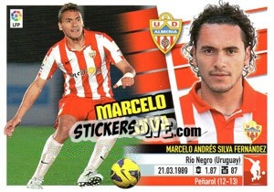 Sticker Marcelo Silva (6) - Liga Spagnola 2013-2014 n. 36 - Colecciones ESTE