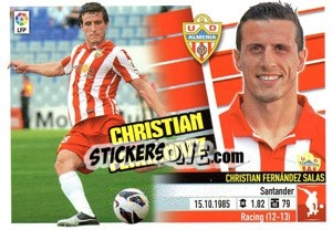 Sticker Christian Fernández (7A) - Liga Spagnola 2013-2014 - Colecciones ESTE