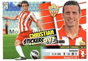 Sticker Christian Fernández (7A) - Liga Spagnola 2013-2014 n. 37 - Colecciones ESTE