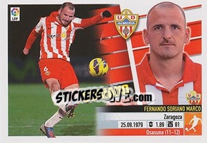 Sticker Soriano (11) - Liga Spagnola 2013-2014 n. 42 - Colecciones ESTE