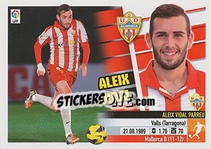 Sticker Aleix Vidal (13) - Liga Spagnola 2013-2014 n. 44 - Colecciones ESTE