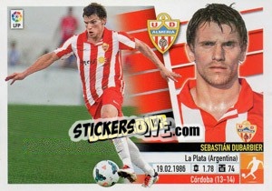 Sticker Dubarbier (12B) Colocas - Liga Spagnola 2013-2014 - Colecciones ESTE