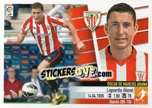 Cromo De Marcos (8) - Liga Spagnola 2013-2014 n. 70 - Colecciones ESTE