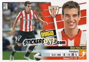 Sticker Íñigo Pérez (10) - Liga Spagnola 2013-2014 - Colecciones ESTE