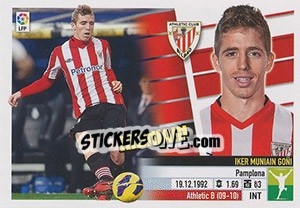 Sticker Muniain (13) - Liga Spagnola 2013-2014 n. 75 - Colecciones ESTE