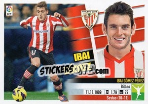 Sticker Ibai Gómez (15) - Liga Spagnola 2013-2014 - Colecciones ESTE
