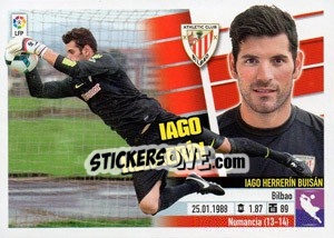 Sticker Iago Herrerin (2B) Colocas - Liga Spagnola 2013-2014 - Colecciones ESTE