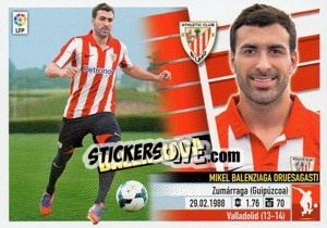 Sticker Balenziaga (7B) Colocas - Liga Spagnola 2013-2014 - Colecciones ESTE