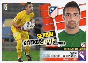 Sticker Sergio Asenjo (2) - Liga Spagnola 2013-2014 n. 92 - Colecciones ESTE