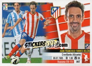 Sticker Juanfran (3) - Liga Spagnola 2013-2014 n. 93 - Colecciones ESTE