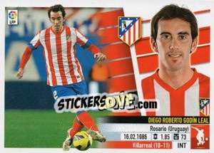 Sticker Godin (5) - Liga Spagnola 2013-2014 n. 95 - Colecciones ESTE