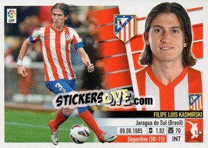 Cromo Filipe Luis (7) - Liga Spagnola 2013-2014 - Colecciones ESTE