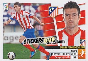 Sticker Gabi (9) - Liga Spagnola 2013-2014 n. 100 - Colecciones ESTE