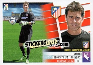 Sticker Aranzubia (2B) Colocas - Liga Spagnola 2013-2014 n. 109 - Colecciones ESTE