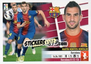 Sticker Montoya (3B) - Liga Spagnola 2013-2014 n. 124 - Colecciones ESTE