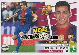 Sticker Alexis Sánchez (14A) - Liga Spagnola 2013-2014 n. 138 - Colecciones ESTE