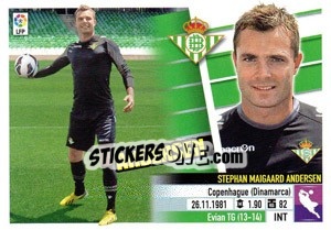 Cromo Stephan Andersen (1) - Liga Spagnola 2013-2014 - Colecciones ESTE