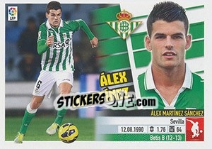 Cromo Alex Martínez (7B) - Liga Spagnola 2013-2014 - Colecciones ESTE