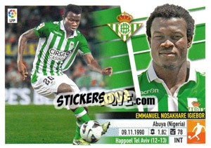 Sticker Nosa (9) - Liga Spagnola 2013-2014 n. 162 - Colecciones ESTE