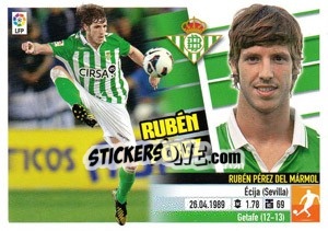 Sticker Rubén Pérez (10A) - Liga Spagnola 2013-2014 - Colecciones ESTE