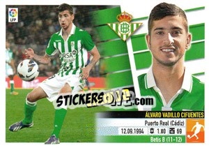 Sticker Vadillo (10B) - Liga Spagnola 2013-2014 n. 164 - Colecciones ESTE