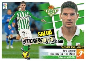 Sticker Salva Sevilla (11) - Liga Spagnola 2013-2014 n. 165 - Colecciones ESTE