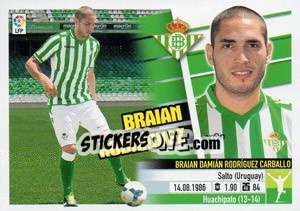 Sticker Braian Rodríguez (13B) Colocas - Liga Spagnola 2013-2014 - Colecciones ESTE