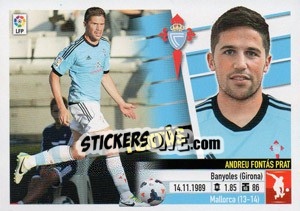 Sticker Fontàs (8) - Liga Spagnola 2013-2014 n. 190 - Colecciones ESTE