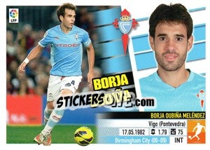 Cromo Borja Oubiña (9) - Liga Spagnola 2013-2014 - Colecciones ESTE